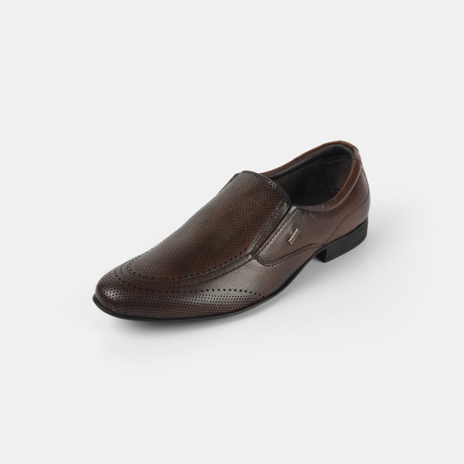 Mochi Men Brown Formal Moccasin (SKU: 19-574-12-40)