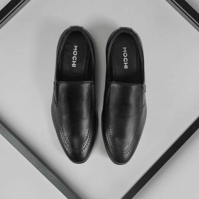 Mochi Men Black Formal Moccasin (SKU: 19-574-11-40)