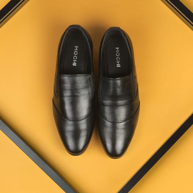 Mochi Men Black Formal Moccasin (SKU: 19-575-11-40)