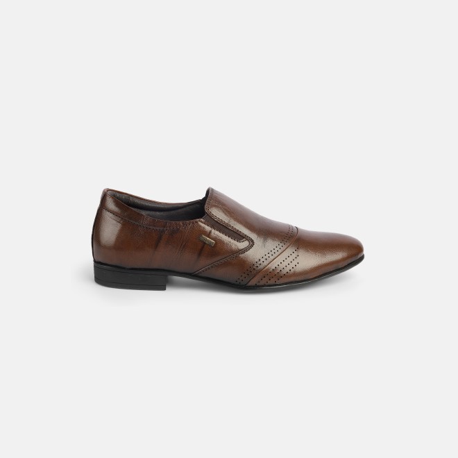 Mochi Men Brown Formal Moccasin (SKU: 19-575-12-40)