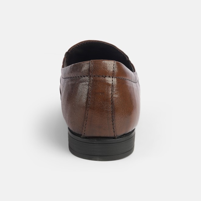Mochi Men Brown Formal Moccasin (SKU: 19-575-12-40)