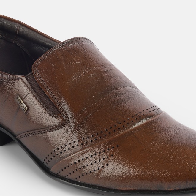 Mochi Men Brown Formal Moccasin (SKU: 19-575-12-40)