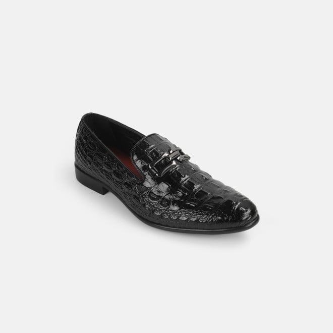 Mochi Men Black Party Moccasin