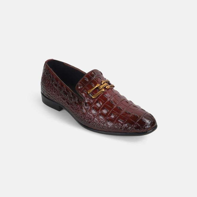 Mochi Men Maroon Party Moccasin