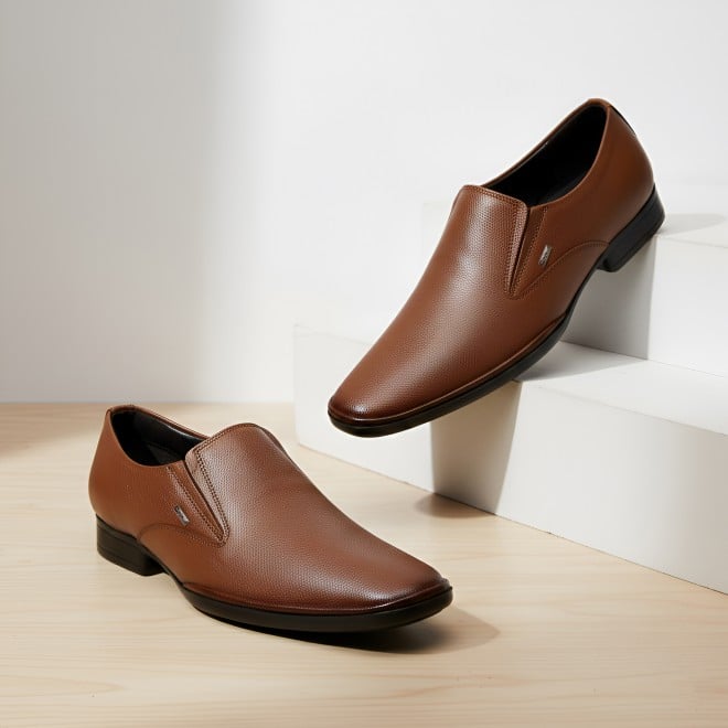 Mochi Men Tan Formal Moccasin