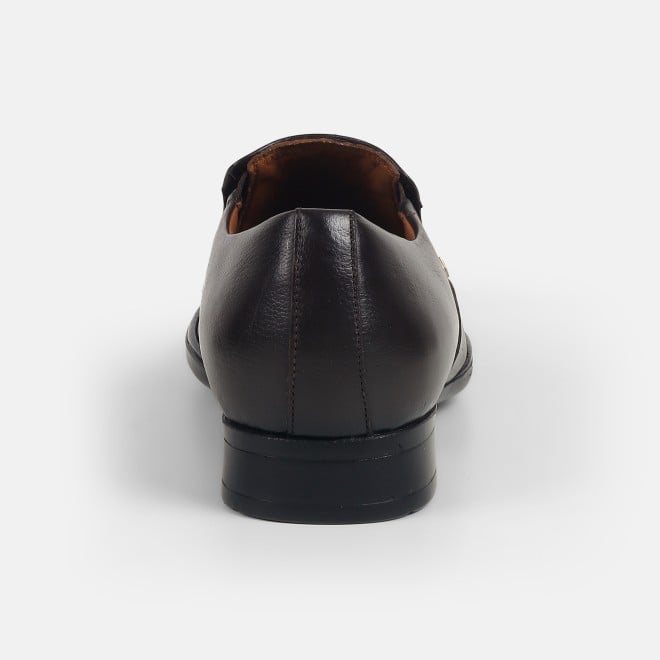Mochi Men Brown Formal Moccasin (SKU: 19-601-12-39)