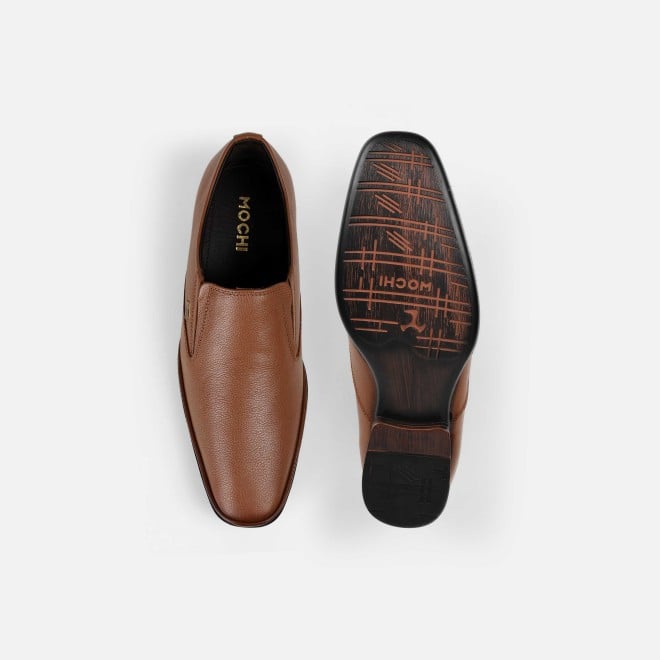 Mochi Men Tan Formal Moccasin (SKU: 19-601-23-40)