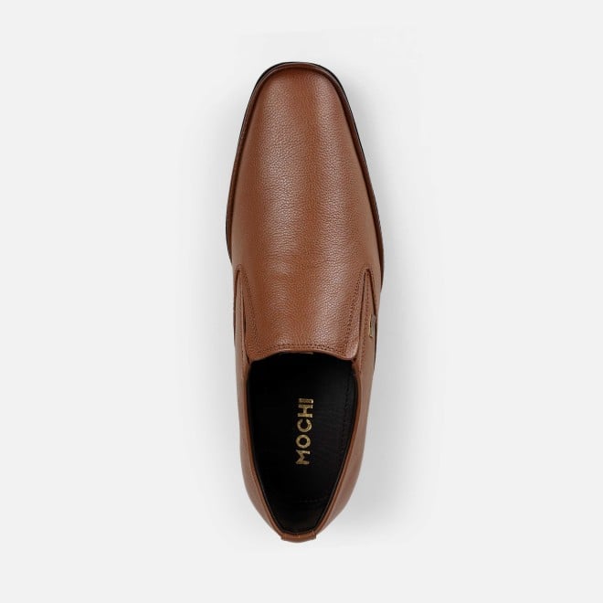 Mochi Men Tan Formal Moccasin (SKU: 19-601-23-40)