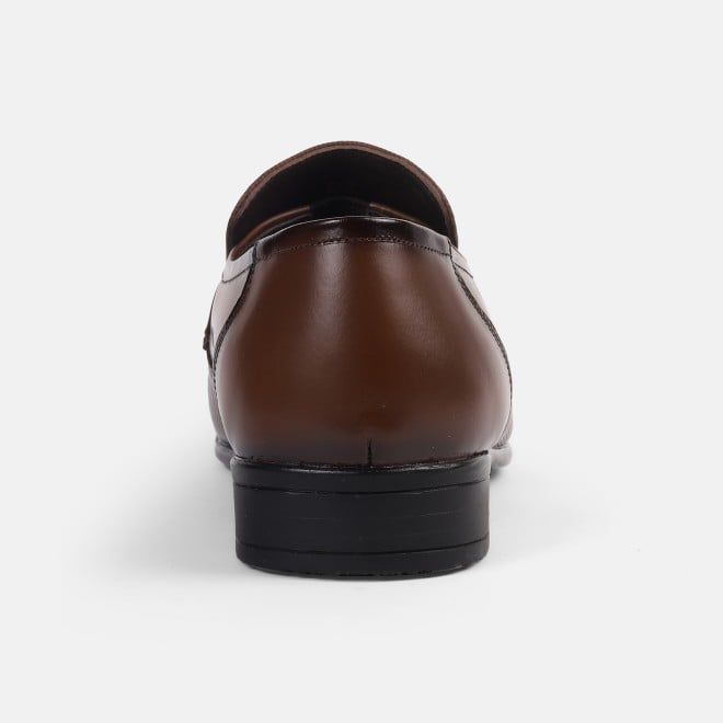 Mochi Men Brown Formal Moccasin (SKU: 19-604-12-40)