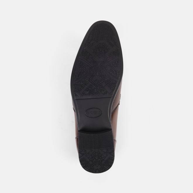 Mochi Men Brown Formal Moccasin (SKU: 19-604-12-40)