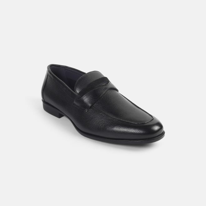 Mochi Men Black Formal Moccasin