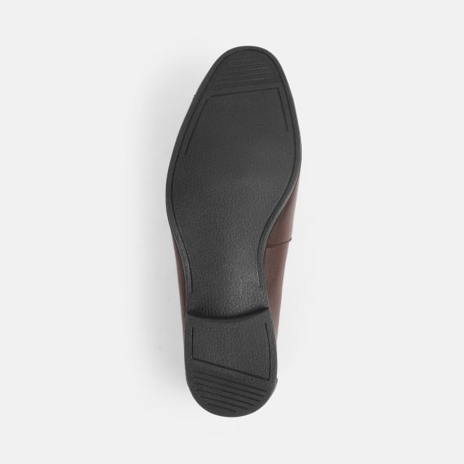 Mochi Men Brown Formal Moccasin (SKU: 19-608-12-40)