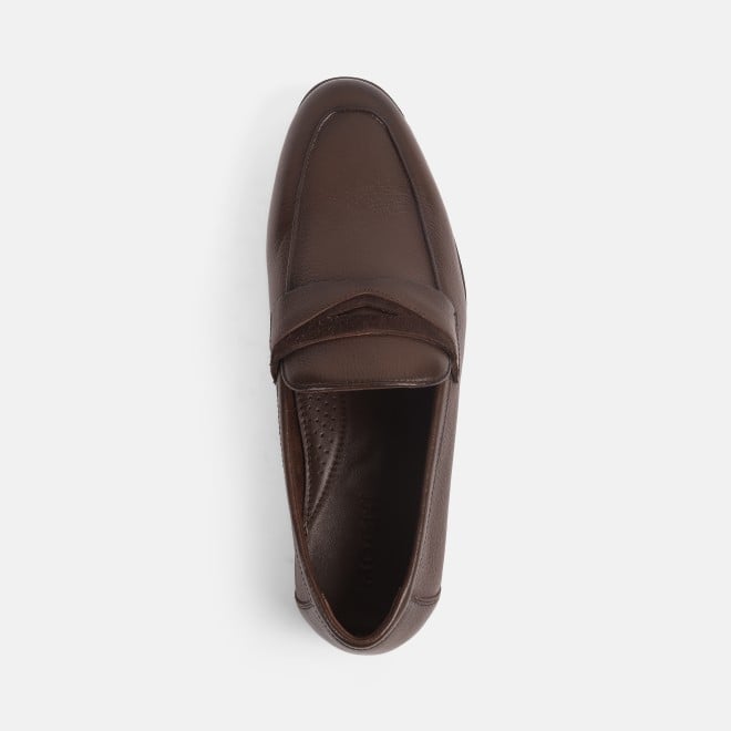Mochi Men Brown Formal Moccasin (SKU: 19-608-12-40)