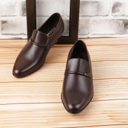 Men Brown Formal Moccasin