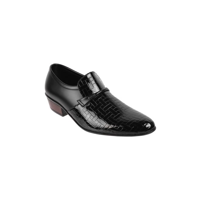 Mochi Men Black Formal Slip-Ons (SKU: 19-6127-53-41)