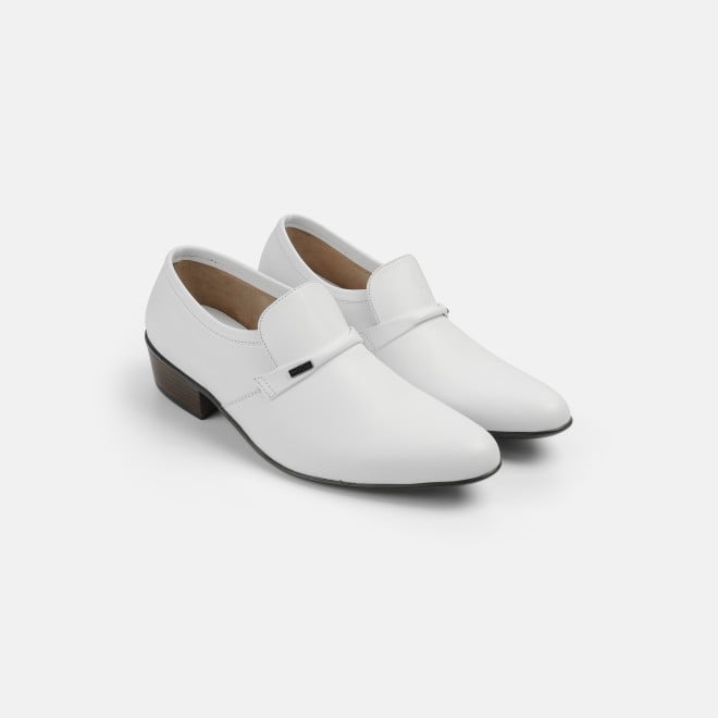 Mochi Men White Formal Moccasin (SKU: 19-6127-16-40)