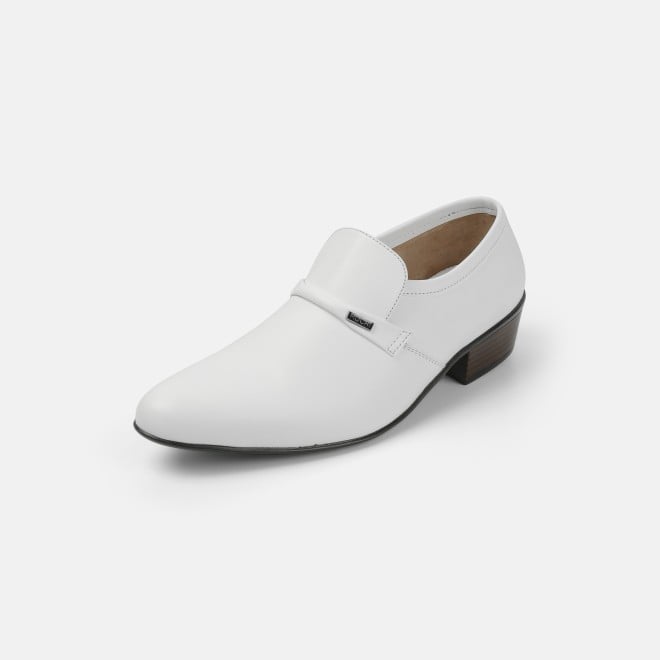 Mochi Men White Formal Moccasin (SKU: 19-6127-16-40)