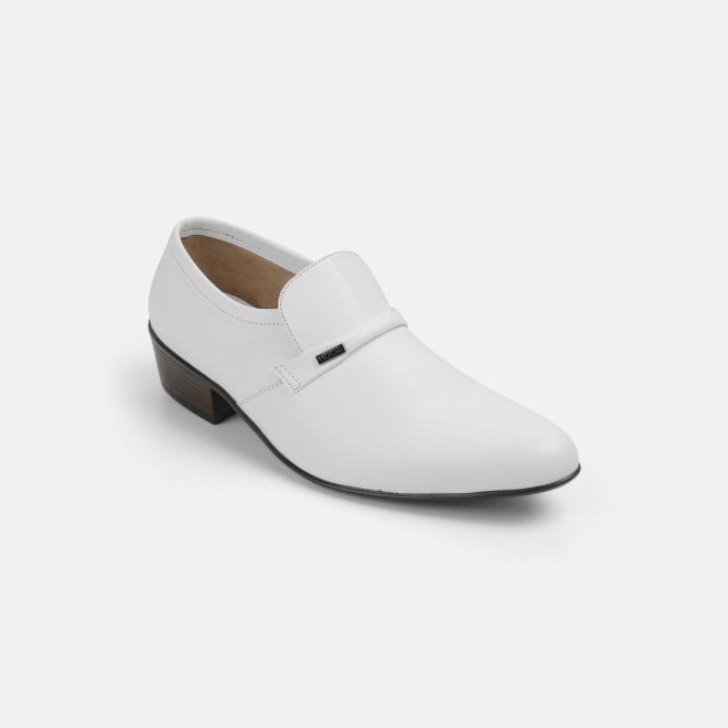 Mochi Men White Formal Moccasin (SKU: 19-6127-16-40)