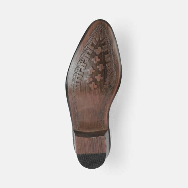 Mochi Men White Formal Moccasin (SKU: 19-6127-16-40)