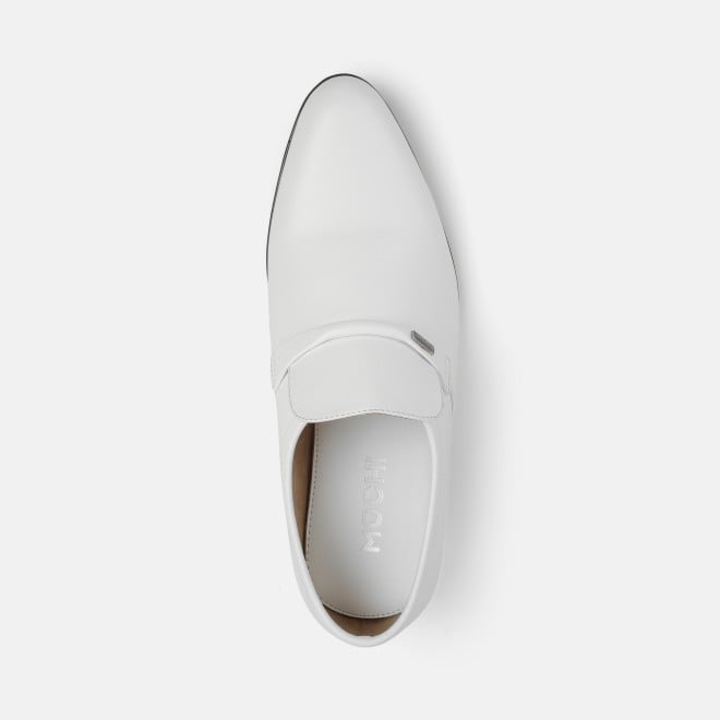 Mochi Men White Formal Moccasin (SKU: 19-6127-16-40)
