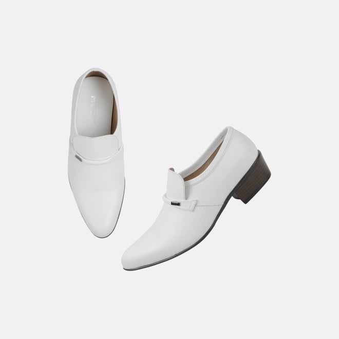 Mochi Men White Formal Moccasin (SKU: 19-6127-16-40)