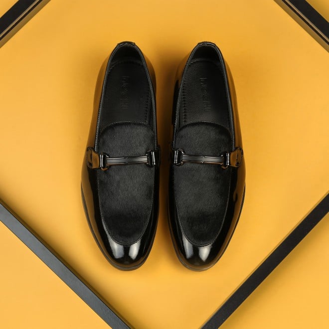 Mochi Men Black Party Moccasin
