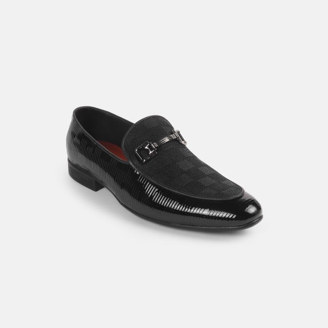 Mochi Men Black Party Moccasin