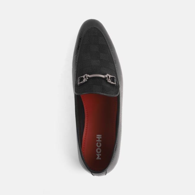Mochi Men Black Party Moccasin (SKU: 19-621-11-40)