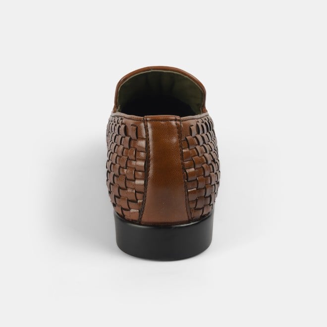 Mochi Men Tan Formal Moccasin (SKU: 19-622-23-40)
