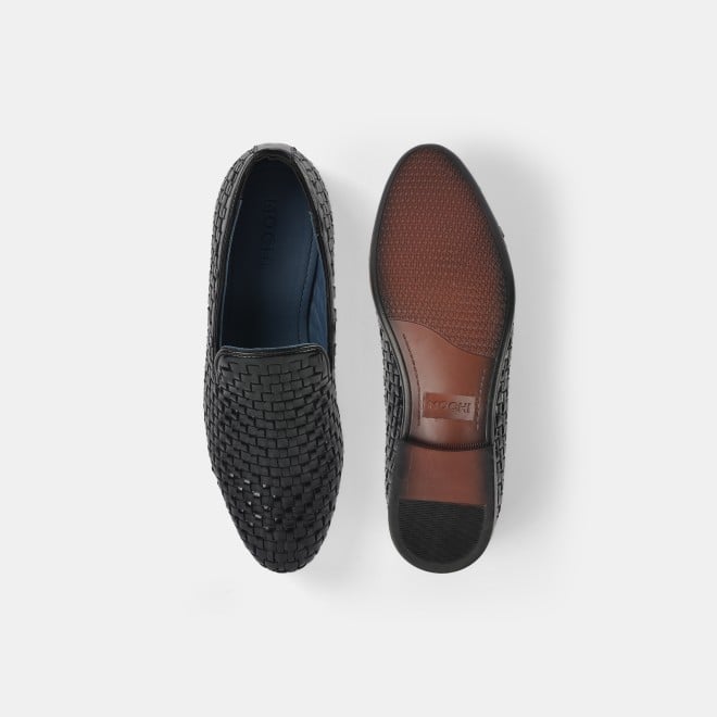 Mochi Men Black Formal Moccasin (SKU: 19-622-11-40)