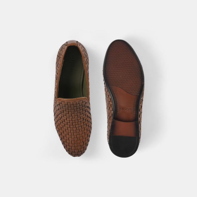 Mochi Men Tan Formal Moccasin (SKU: 19-622-23-40)