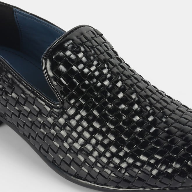 Mochi Men Black Formal Moccasin (SKU: 19-622-11-40)