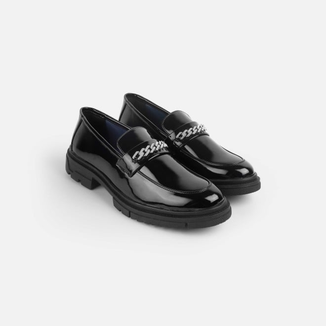 Mochi Men Black Party Moccasin (SKU: 19-627-11-40)