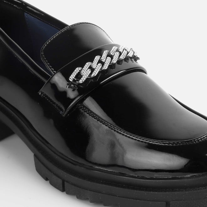 Mochi Men Black Party Moccasin (SKU: 19-627-11-40)