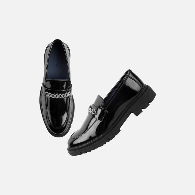 Mochi Men Black Party Moccasin (SKU: 19-627-11-40)