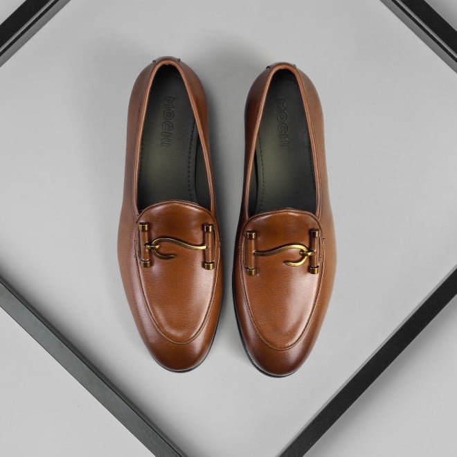 Mochi Men Tan Party Moccasin