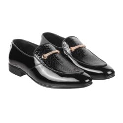 Men Black-Multi Party Moccasin