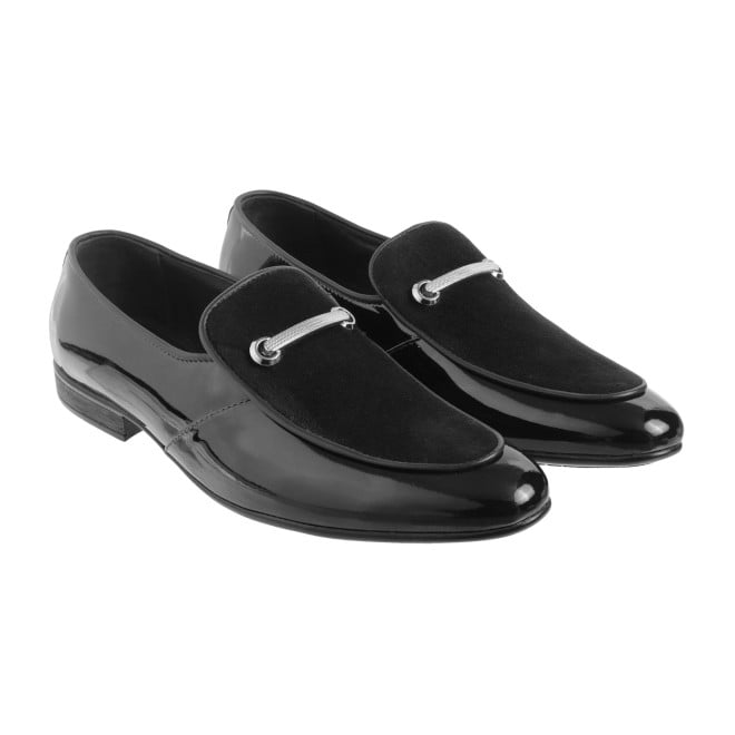 Mochi Men Black Party Moccasin