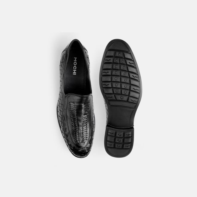 Mochi Men Black Party Moccasin (SKU: 19-636-11-42) Mochi Men Black Party Moccasin (SKU: 19-636-11-42)