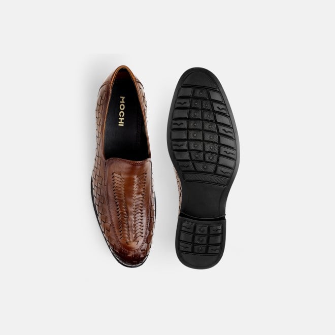 Mochi Men Tan Party Moccasin (SKU: 19-636-23-40)