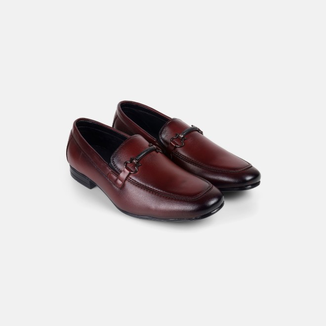 Mochi Men Maroon Formal Moccasin (SKU: 19-637-44-40)