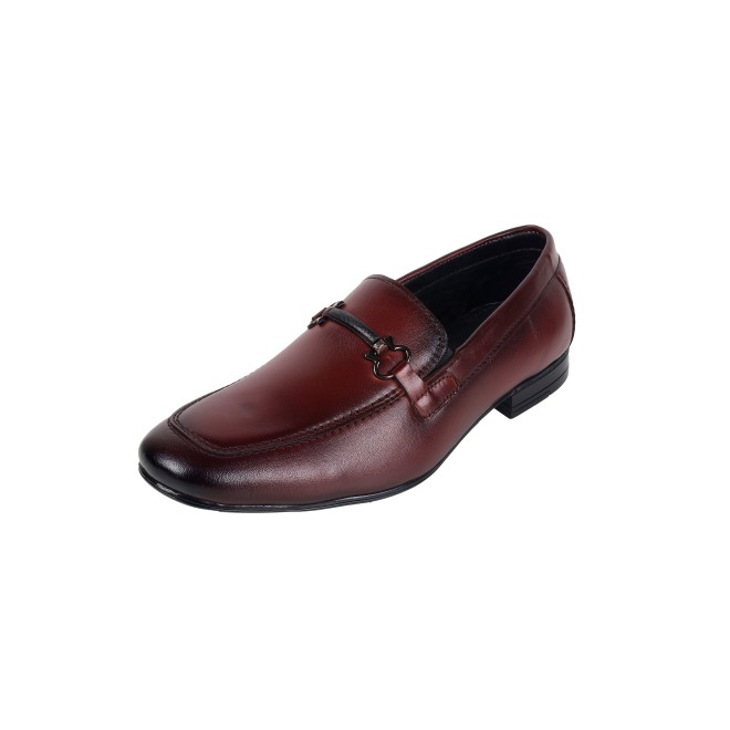 Mochi Men Maroon Formal Moccasin (SKU: 19-637-44-40)