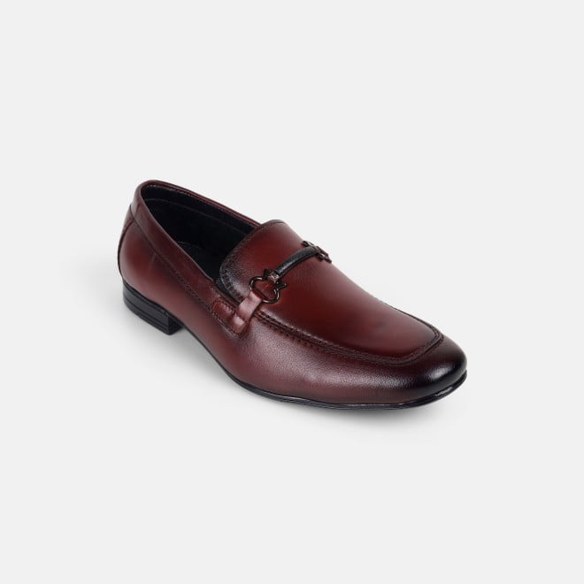 Mochi Men Maroon Formal Moccasin (SKU: 19-637-44-40)