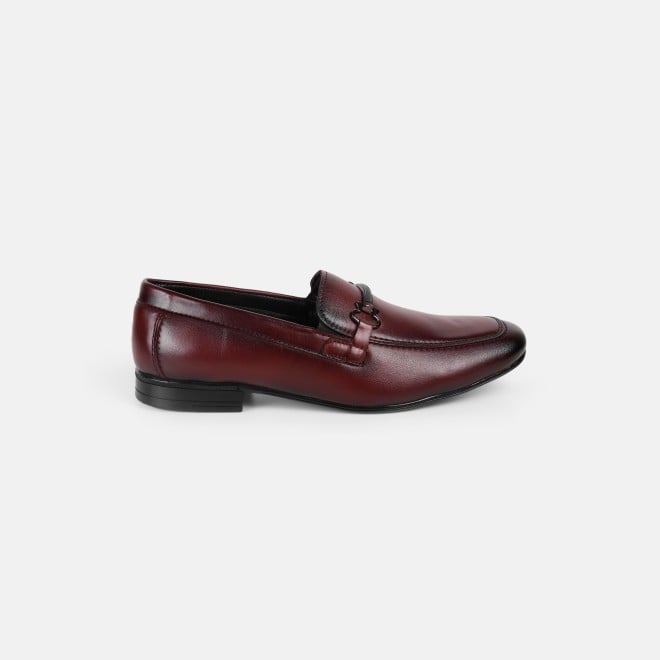 Mochi Men Maroon Formal Moccasin (SKU: 19-637-44-40)
