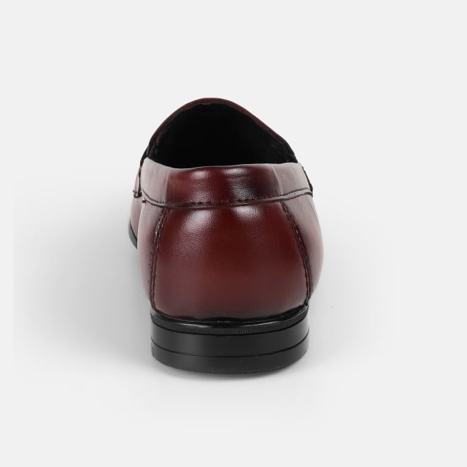 Mochi Men Maroon Formal Moccasin (SKU: 19-637-44-40)