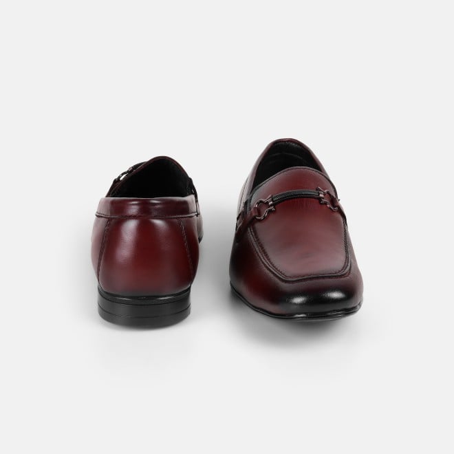 Mochi Men Maroon Formal Moccasin (SKU: 19-637-44-40)