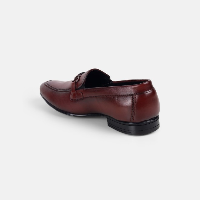 Mochi Men Maroon Formal Moccasin (SKU: 19-637-44-40)