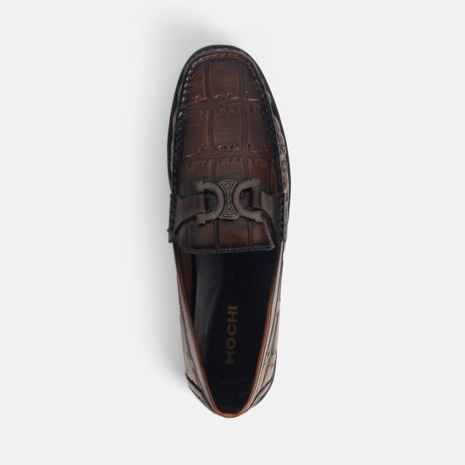 Mochi Men Brown Casual Loafers (SKU: 19-638-12-40)