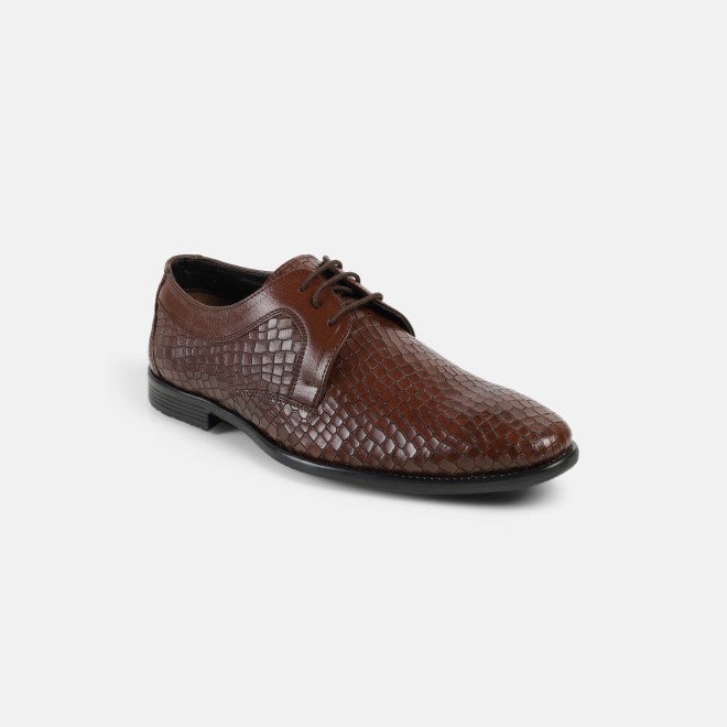 Mochi Men Maroon Formal Lace Ups (SKU: 19-639-44-40)