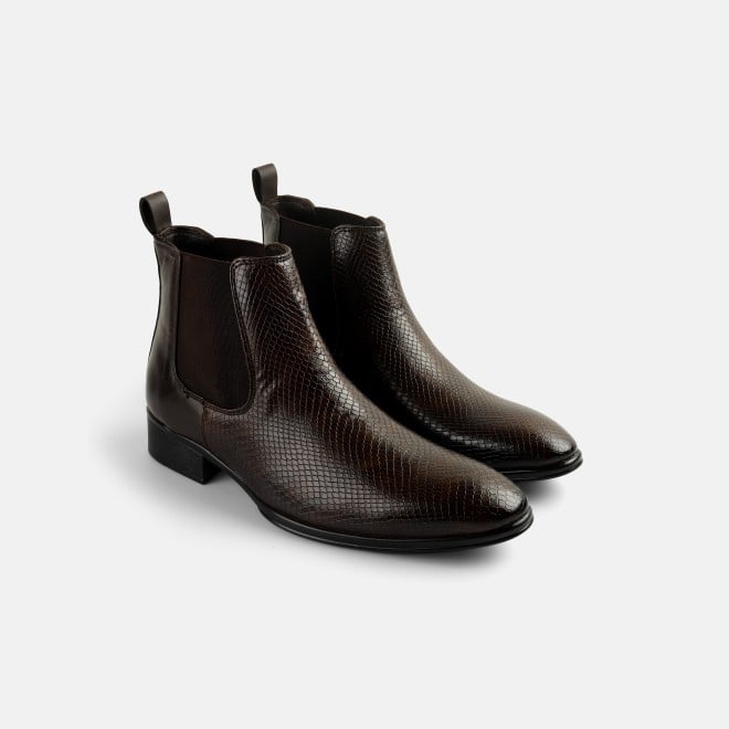 Mochi Men Brown Party Boots (SKU: 19-643-12-40)